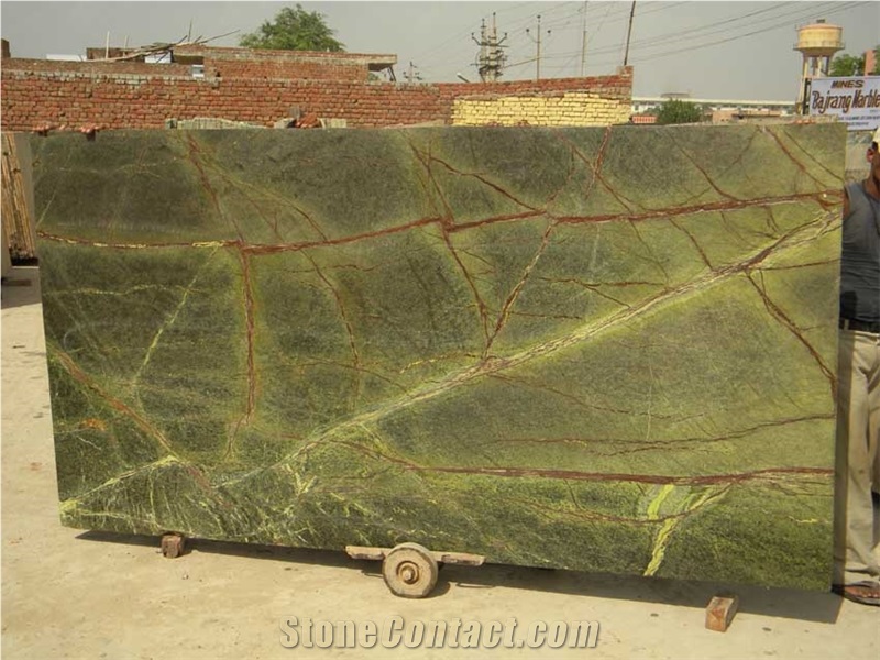 Rainforest Green Marble - Bidasar Green Marble Quarry