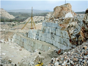 Afyon Gray Marble Quarry