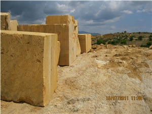 Karabuk Yellow Travertine Quarry