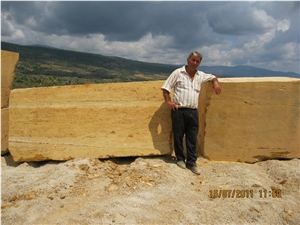 Karabuk Yellow Travertine Quarry