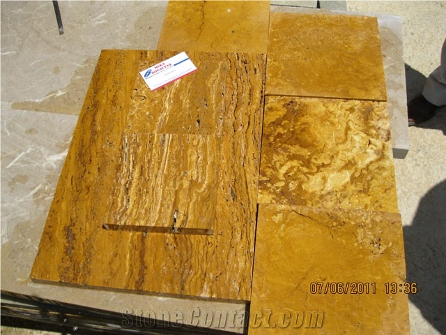 Karabuk Yellow Travertine Quarry