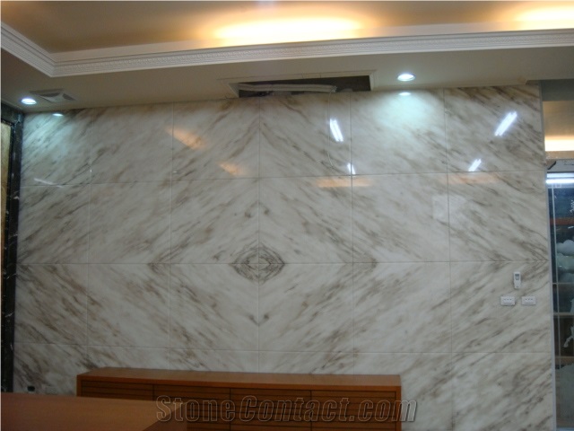 Chocolate White Marble Quarry