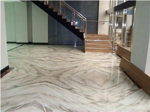 Chocolate White Marble Quarry