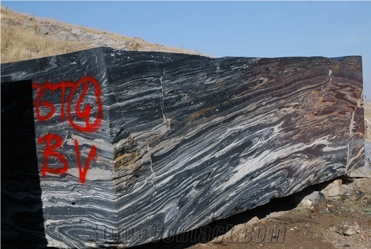 Nero Picasso Marble Quarry