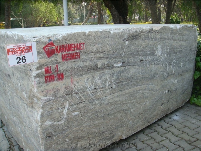 Karacalar Afyon Silver Travertine Quarry