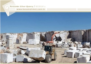 Karacalar Afyon Silver Travertine Quarry