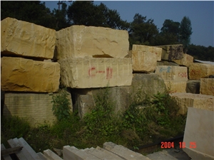 China Yellow Sandstone Quarry