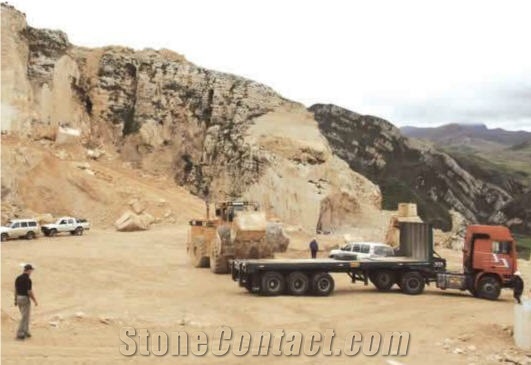 Inka Gold Travertine Quarry