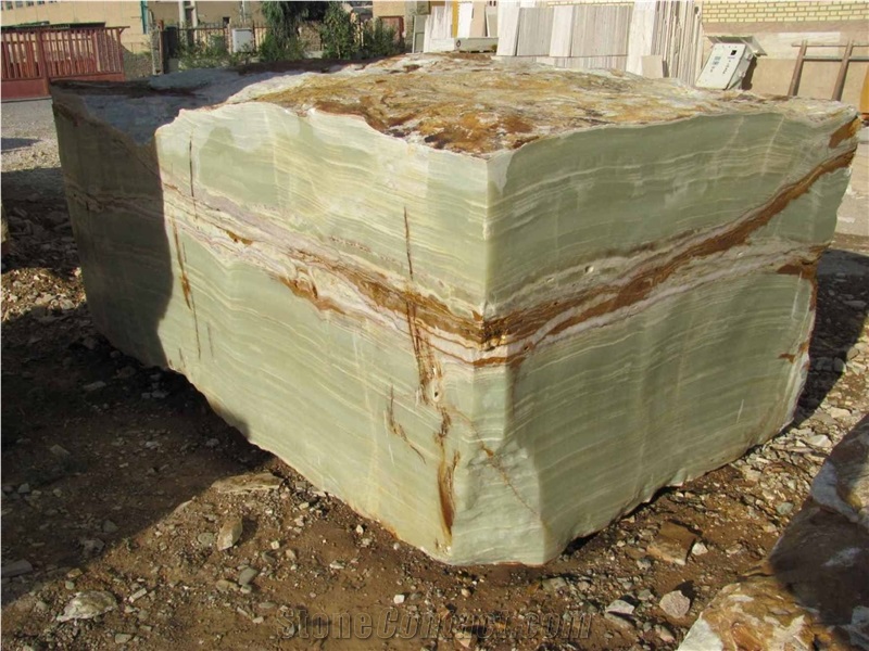 Iran Light Green Onyx Quarry