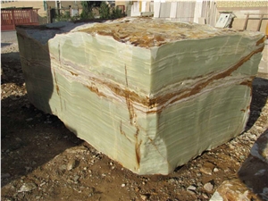 Iran Light Green Onyx Quarry