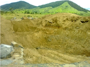 Marron Bahia Granite Quarry