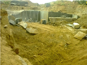 Marron Bahia Granite Quarry