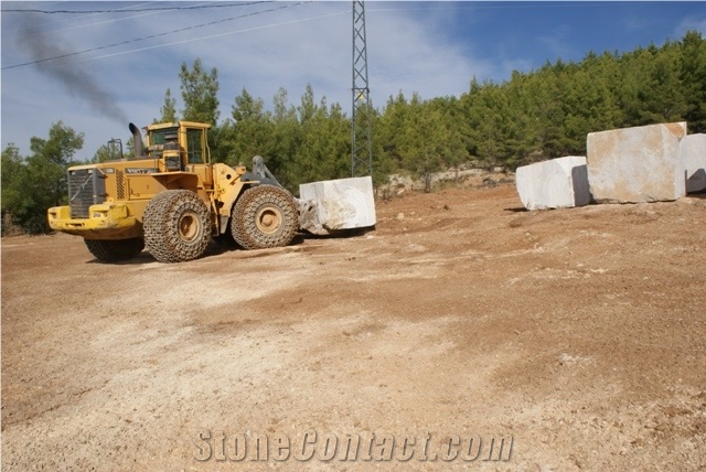 Mersin Light Emperador Marble Quarry
