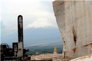 Ararat Armenia Beige Travertine Quarry