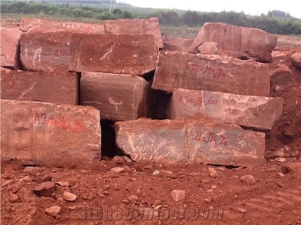 Red Sandstone Sichuan Quarry