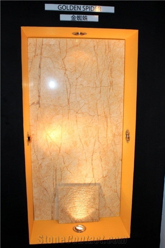 Turkey Golden Spider Marble Quarry