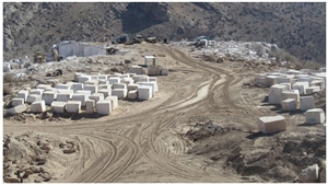 Dehbid Cream Marble Goshayesh Quarry