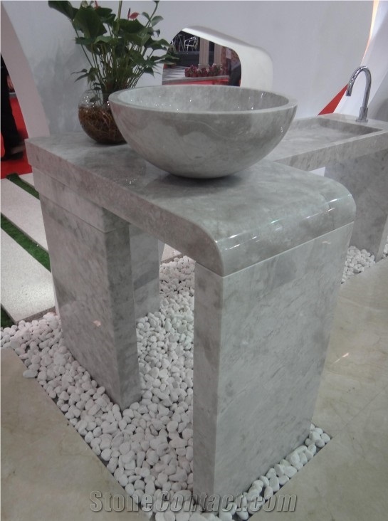Chinese Polar Grey, Classic Grey Marble Quarry