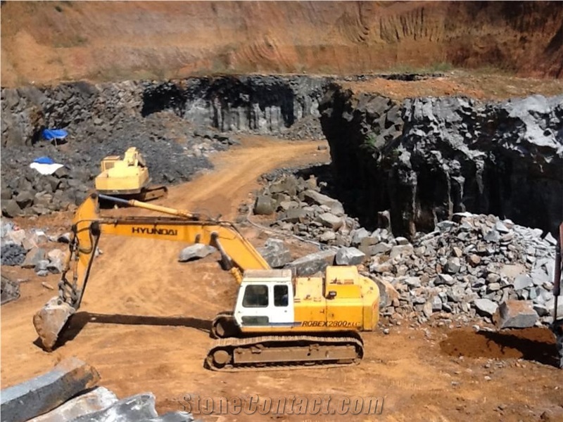 Vietnam Black Basalt Quarry