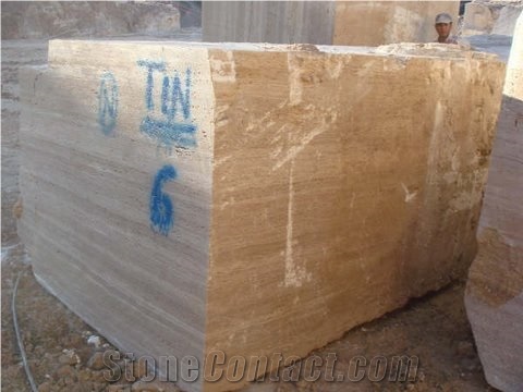 Sivas Yellow Travertine Quarry