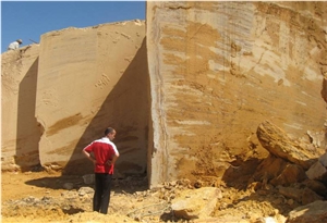 Sivas Yellow Travertine Quarry