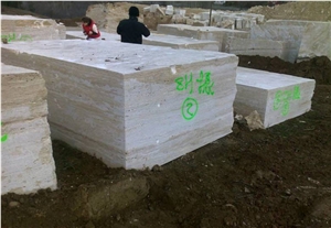 White Travertine Quarry