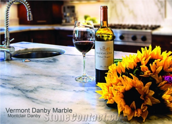 Vermont Danby Marble Quarry - Mountain White Danby, Vermont Danby White