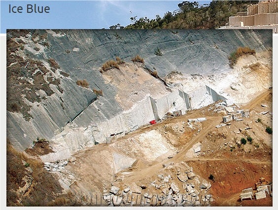 Ice Blue Granite - White Springs Granite Quarry
