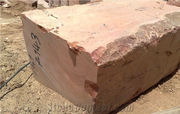 Azarshahr Red Travertine Quarry