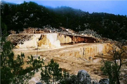 Finike White Limestone, Antalya Limestone, Ivory Limestone Quarry