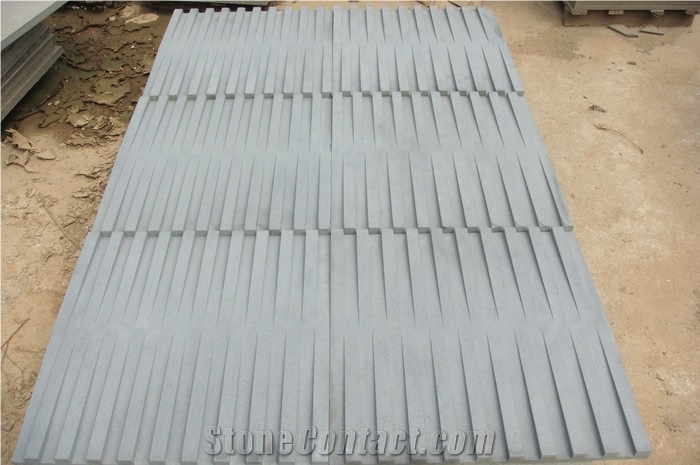 Black basalt quarry