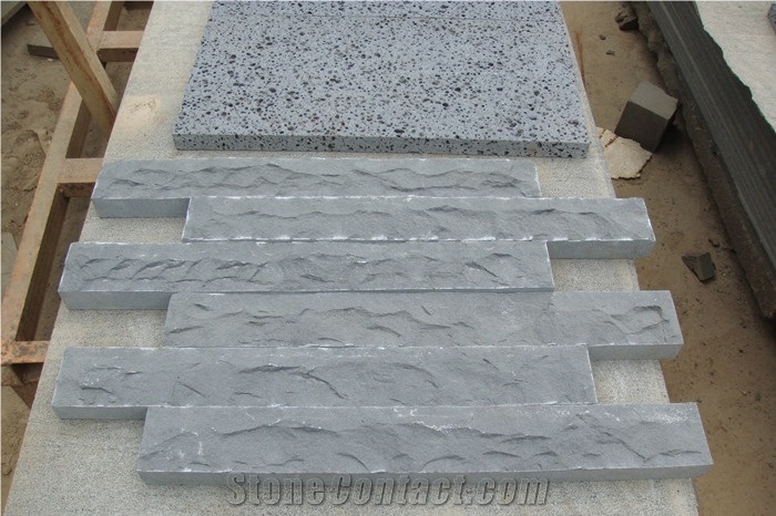Black basalt quarry