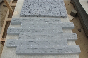 Black basalt quarry