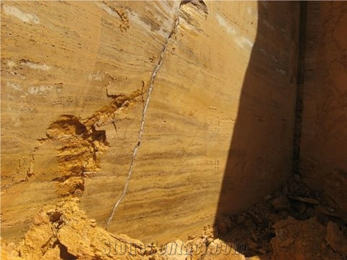 Yellow Travertine