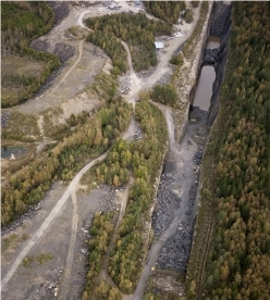 Duvhult Basalt, Duvhult Granite, Finegrained Black, Duvhult Diabase, Black Diabase Quarry