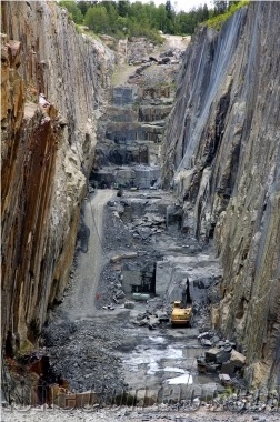Duvhult Basalt, Duvhult Granite, Finegrained Black, Duvhult Diabase, Black Diabase Quarry