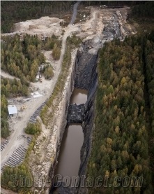 Duvhult Basalt, Duvhult Granite, Finegrained Black, Duvhult Diabase, Black Diabase Quarry