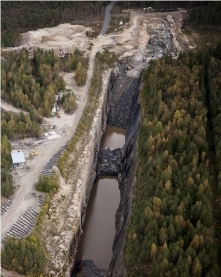 Duvhult Basalt, Duvhult Granite, Finegrained Black, Duvhult Diabase, Black Diabase Quarry