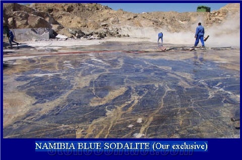 Namibia Blue Sodalite - African Lapislazuli