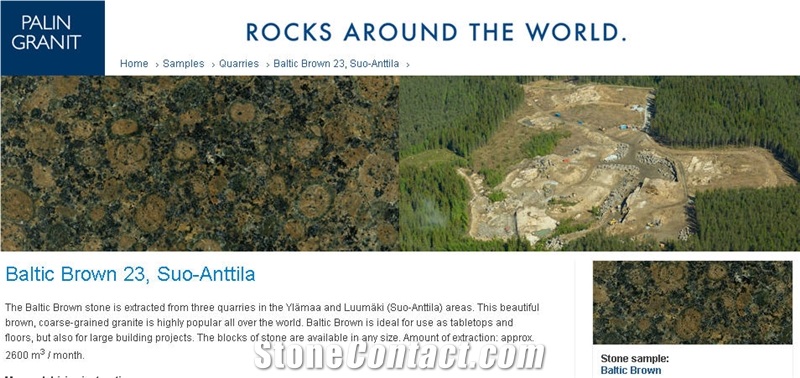 Baltic Brown Granite Quarry 23, Suo-Anttila