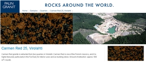 Carmen Red Granite- Virolahti Granite Quarry