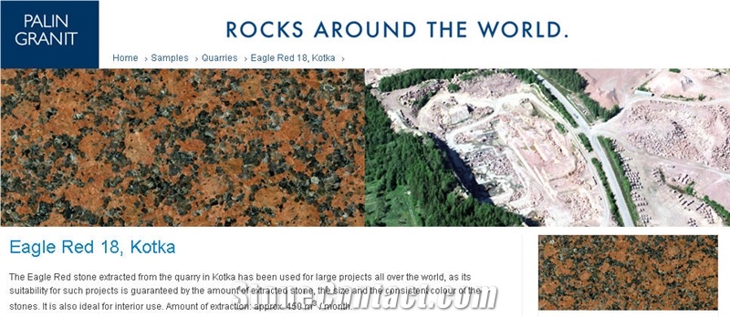 Eagle Red Granite - Kotka Red Granite Quarry