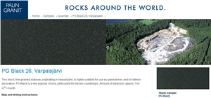PG Black Granite 26, Varpaisjarvi Black Granite Quarry PG Black Granite 26, Varpaisjarvi Black Granite Quarry