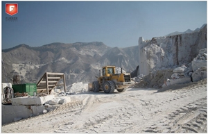 Calocara Furrer Statuario Venato Marble Quarry