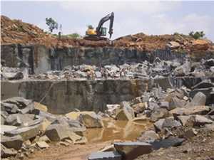 Absoluet Black Granite Quarry
