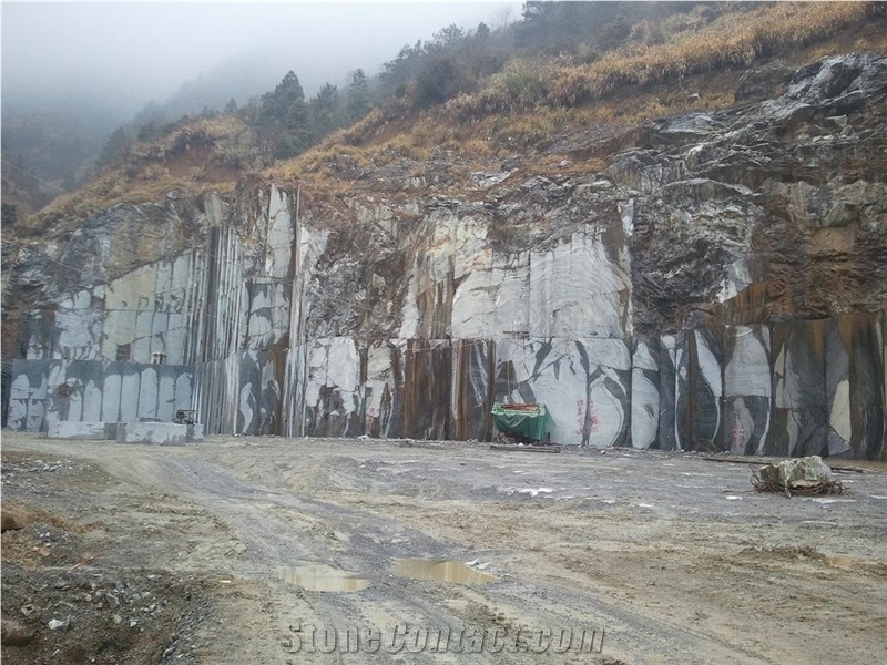 Silver Wave Marble - Kenya Black Marble Quarry