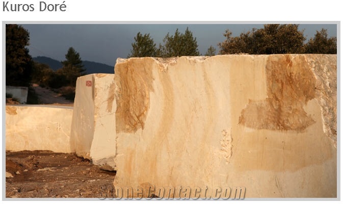 Kuros Dore Marble Saint Pons Dore Quarry