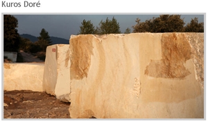 Kuros Dore Marble Saint Pons Dore Quarry