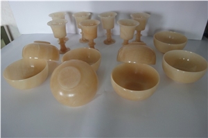 Wooden Yellow Onyx Quarry