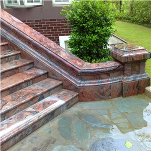 China Multicolor Red Granite Quarry